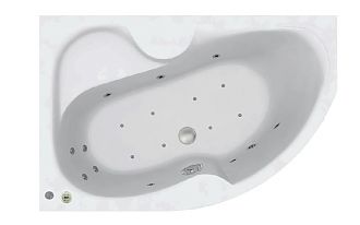 Ванна акриловая с гидромассажем С-bath Atlas 160x105x47 L